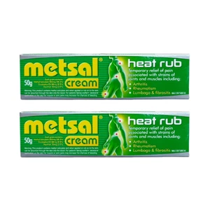 2 X Crema Metsal Frotar Calor 50g Para Dolor De Tensión Articular Y Muscular - Imagen 1 de 7