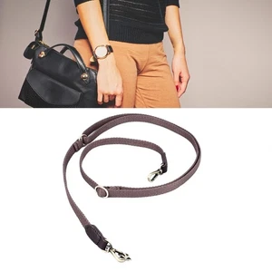 Leather Bag Strap Adjustable Replacement Shoulder Strap DIY Bag Straps For Pu UK - Picture 1 of 24
