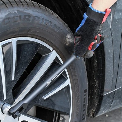 WORKPRO 16" 3/8" 1/2" Dr Heavy Duty Dual Drive Breaker Bar W/360° Rotatable Head - Image 1 of 4