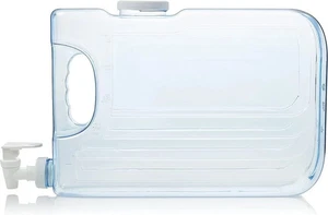 Arrow 1.25 Gallon Plastic Beverage Dispenser with Spigot for Fridge - Easy-Pour - Picture 1 of 3