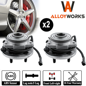 2Pcs Front Left Right Wheel&Hub Bearing Assembly Fit 2002-07 Jeep Liberty W/ ABS