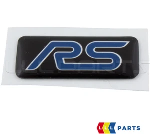 NEW GENUINE OEM FORD FOCUS RS MK2 WHEEL COVER EMBLEM INSCRIPTION RS 1556159 - Picture 1 of 2
