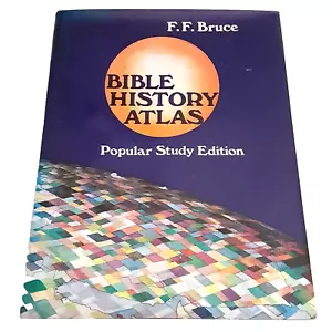 Bible History Atlas by F. F. Bruce hardcover 1982 popular study edition - Imagen 1 de 2