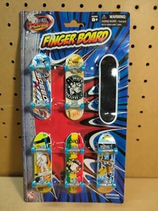 Powco Confezione da 6 Fingerboard Set Team Power Mini Skateboard Giocattoli Nuovo... - Foto 1 di 5
