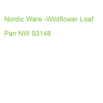 Nordic Ware -Wildflower Loaf Pan NW 93148 (0011172931481) - Bild 1 von 2