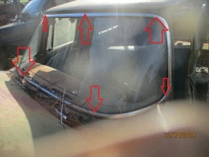 60 STUDEBAKER LARK EXTERIOR WINDSHIELD TRIM MOLDING SET 1960. - Picture 1 of 8
