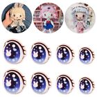 Glass Crystal Anime Figurine Doll Eye Chips Paper Face Organ Paster