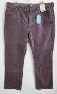 St John's Bay 18P Petite Secretly Slender Fine Corduroy Pants Straight Stretch N - Picture 1 of 10