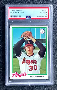 Topps Nolan Ryan #400 1978 California Angels (8x era como/2x título/HOF) PSA 4 en muy buen estado - Imagen 1 de 3