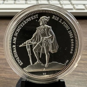 1985 Switzerland 50 Francs Shootingtaler Altdorf Silver .900 - Picture 1 of 3