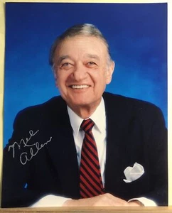 Mel Allen signiertes 8x10 Farbfoto New York Yankees Diese Woche im Baseball - Bild 1 von 2