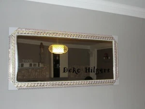 Specchio grande specchio da parete stile barocco specchio bagno decorazione 150X70 WG - Foto 1 di 7