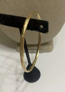 Vintage Beverly Hills 14k Gold Armreif groß - Bild 1 von 9