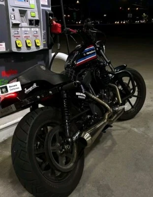 Tubo de escape 2 en 1 Harley Davidson Sportster 883 1200 48 2004-2020 Foto 1 de 3