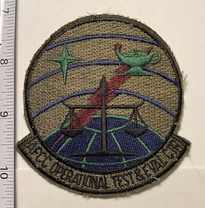USAF subdued Patch - AFCC Operational Test & Eval Center Rare! - Picture 1 of 2