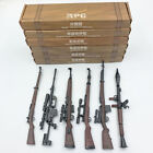 6Pcs 1/6 Scale Assemble Toy Gun Model 98K M200 RPG SVT40 G43 Sniper Rifle W/Box
