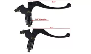 Left & Right Handle Levers for Yamaha YZ80 YZ85 YZ100 YZ125 YZ250 - Foto 1 di 4