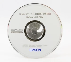 Epson Stylus Photo RX510 Setup CD-ROM Printer Software Windows Mac OS - Picture 1 of 2