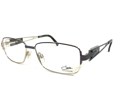 Monturas de gafas Cazal MOD.1070 COL.002 azul plata cuadrado borde completo 54-15-135 Foto 1 de 4