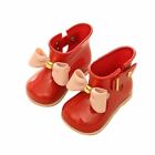 One pair Waterproof rain Cute Baby Jelly Shoes Girl Children Bow Rains Boot