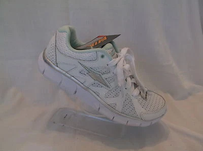AVIA (BOLT) WHITE SILVER MINT LEATHER AND MESH WOMENS RUNNING SHOE NEW IN BOX - Image 1 of 4