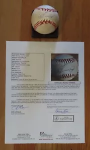 HOFer KEN GRIFFEY JR. No. 24 SEATTLE MARINERS / REDS signed Baseball JSA XX99553 - Picture 1 of 4