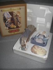 2002 Holy Family Large Porcelain Nativity Set Grandeur Noel Collector's Edition