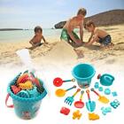 18pcs Kids Beach Sand Toys Set Bucket Shove Tool Mold Mesh with Toys Bauds T2Y2