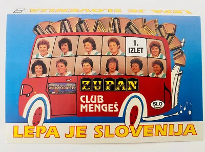Slovenia Zupan Club  Mengeš Lepa Je Alovenija Cassette Tape 1. IZLET European - Image 1 of 4