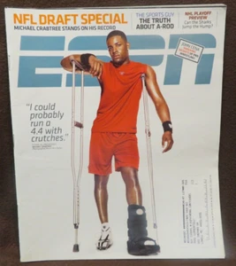 ESPN91 ESPN THE MAGAZINE APR 20 2009 MICHAEL CRABTREE - Picture 1 of 1