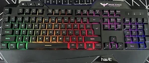 Magic Eagle Havit Game Series Keyboard-FULLY TESTED! WORKS!! - Picture 1 of 11