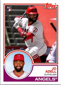 2022 Topps Heritage #152 Jo Adell Los Angeles Angels Baseballkarte - Bild 1 von 2