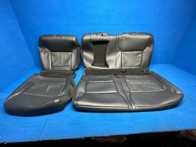 BLACK 2021 FORD F-150 CREW CAB REAR LEFT & RIGHT UPPER LOWER SEAT COVER SET OEM - Image 1 of 4