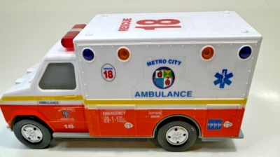 FunRise 1992 Metro City Rescue Ambulance 18 Toy - Intermittent Siren/Voice - Image 1 of 4