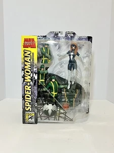 Spider-Woman Limited SDCC Variante Figura Negra Diamante Marvel Select 2006 Nuevo - Imagen 1 de 12