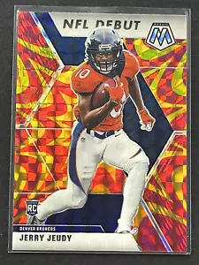 Tarjeta de novato Prizm Mosaic 2020 debut naranja reactiva de la NFL #267 Broncos - Imagen 1 de 2