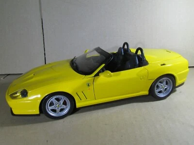607S Hotwheels 29756 Ferrari 550 Barchetta Pininfarina 1996 Yellow 1:18 - Image 1 of 4