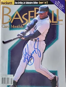 Ken Griffey Jr., signierte Beckett Baseballkarte monatlich 1 von 2, August 1999 - Bild 1 von 5