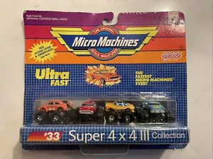 Micro Machines #33 Super 4x4 Collection NEW & Sealed 1988 VW Bug Nomad Rare - Picture 1 of 10