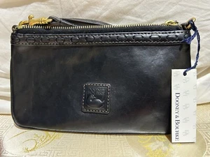 Vintage Dooney and Bourke kleine Armband Geldbörse schwarz - Bild 1 von 5