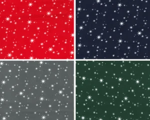 Christmas, Festive Poly Cotton, Stars Design Dress/Craft Fabric/Material TCP921 - Picture 1 of 4