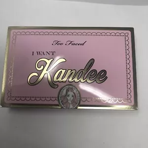 Too Faced I Want Kandee Eyeshadow Palette BNWOB FULL SIZE AUTHENTIC - Picture 1 of 2
