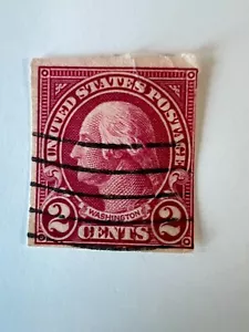 Washington 2 Cent Stamp Deep Red - Picture 1 of 2