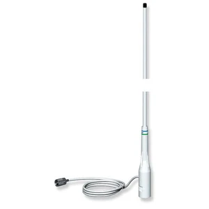 Antenne radio bateau stéréo Shakespeare 4351 39 pouces 3 pieds AM/FM blanche avec câble RG62 - Photo 1/1