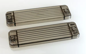 NEW Pair of Smoked Indicator lenses for ARB Bullbars. 135x38mm tinted, Signals - Picture 1 of 2