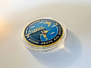 You've Made A Difference Going Above & Beyond Gold Tone Challenge Coin - Picture 1 of 9