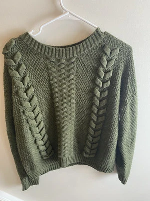 Charlotte Russe - Women’s Green Knit Sweater Size XL - Style #817457 - Vintage - Image 1 of 4