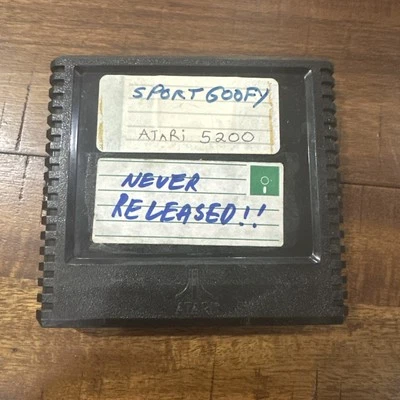 SPORT GOOFY Rare ATARI 5200 Prototype Cartridge - Image 1 of 4