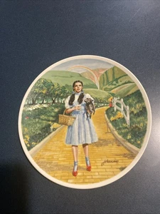 Wizard Of Oz Plate “Over the Rainbow” Collector KNOWLES by James Auckland 1977 - Picture 1 of 2