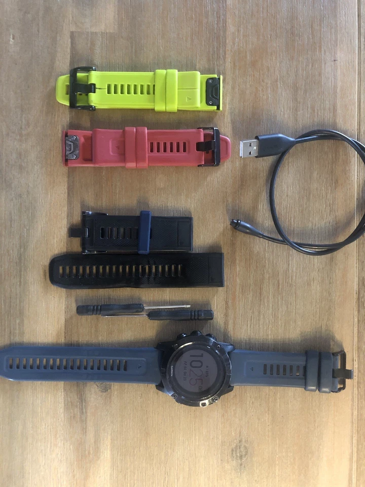 Garmin Fenix 5X Zaffiro Acciaio Inox  - Immagine 1 di 4